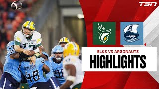 Edmonton Elks vs Toronto Argonauts  CFL Week 3 Highlights [upl. by Yvaht]