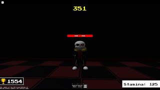 Catastrophe Fell Sans Showcase in Undertale Last Copy Roblox [upl. by Rickert626]