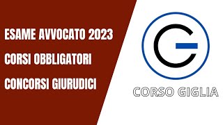 Novità su Esame Avvocato 2023 e 2024  Corsi Obbligatori CNF  Concorsi Giurudici [upl. by Acsisnarf37]