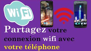 COMMENT PARTAGER SA CONNEXION WIFI AVEC SON TELEPHONE [upl. by Erhard]