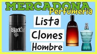 MERCADONA CLONES perfumes HOMBRE 🌺 actualizado [upl. by Ray]