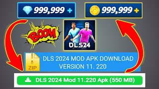 DLS 24  DLS 24 MOD APK  DLS MOD APK 2024 UNLIMITED MONEY  DREAM LEAGUE SOCCER 2024 [upl. by Weinert]