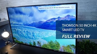 Thomson 50 inch 4K Smart LED TV  Review Specs and Price [upl. by Engdahl]