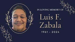 Honoring the Legacy Funeral Service for Brother Luis Zabala  A Tribute to a Life of Love and Faith [upl. by Ymer760]