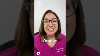 Phenytoin  Med in a Minute Pharmacology SHORT  LevelUpRN [upl. by Bourque]