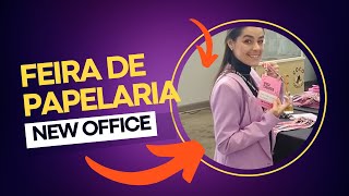 Novidades de papelaria 2025 na feira NewOffice em Balneário Camboriú [upl. by Ailahs]