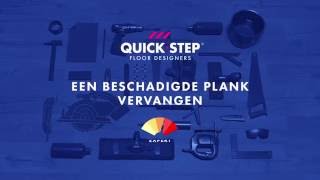 Een beschadigde laminaatplank vervangen  QuickSteptutorial [upl. by Dunstan]