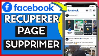 Comment Récupérer Une Page Facebook Supprimer  Très Facile [upl. by Ayikur464]