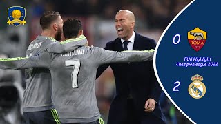 Real Madrid Vs Roma Full Highlight First Leg Round 16 Champions League 2016 [upl. by Etteoj]