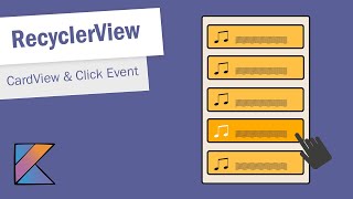 RecyclerView with CardView in Android Studio  Part 1 [upl. by Yendahc276]