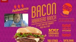 Mcdonalds BACON HABANERO RANCH BURGER REVIEW [upl. by Hayimas960]