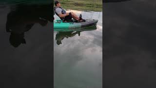 Racing the Old Town Kayaks Pedal Drive vs Powered Minn Kota [upl. by Anaicilef]