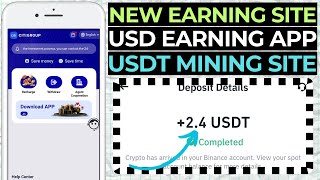 USDT Mining Website in 2024  Free TRON Earning Site  USDT Grab Earning Platform in 2024 [upl. by Osborn296]