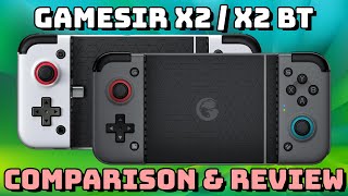 GameSir X2 Bluetooth vs GameSir X2 Comparison and Review [upl. by Ahcatan]