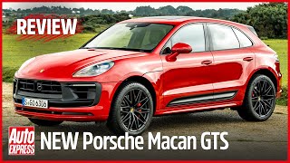 NEW Porsche Macan GTS review Steve Sutcliffe drives the fastest Macan on sale  Auto Express [upl. by Ardnohsed]