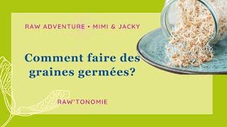 Comment faire les graines germées [upl. by Pacificia]