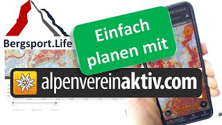 Einfach planen mit AlpenvereinaktivApp [upl. by Ellehcar]