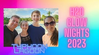 H2O Glow Nights 2023 Opening Night in 4K Typhoon Lagoon Disney World Orlando Florida [upl. by Sax]