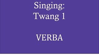 Singing Twang exercise 1 [upl. by Enirak]