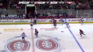 Edmonton Oilers  Montreal Canadiens 11082011 HD [upl. by Idelson944]