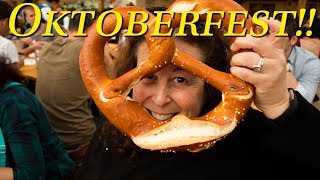 Oktoberfest in Munich Germany with Big Beers and Bigger Pretzels [upl. by Ahsimak]