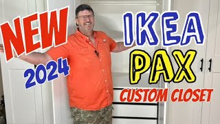 The New 2024 IKEA PAX Wardrobe  Step by Step Assembly [upl. by Nellac551]