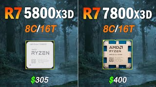 Ryzen 7 5800X3D vs Ryzen 7 7800X3D Worth Upgrading 1080p 1440p amp 2160p test [upl. by Ellered]