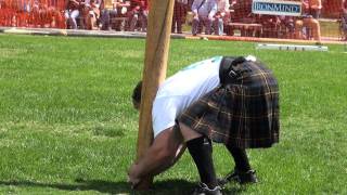 Daniel Mckim  World Champion  Caber Toss  The clock strikes 12 [upl. by Kalila472]