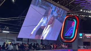 OTE Dance Britney “hit me baby” Jumbotron view [upl. by Nirro]