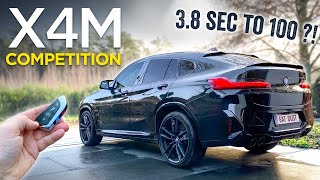 BMW X4M Competition 510 hp  POV drive amp walkaround [upl. by Aynwad]