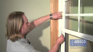 Double Hung Window Balance Spring Replacement [upl. by Primavera]