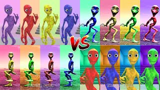 Who Will Win 🎯 GREEN ALIEN DANCE MEGA BATTLE  Alien Dance  Coffin Dance  New Gameplay [upl. by Aenea422]