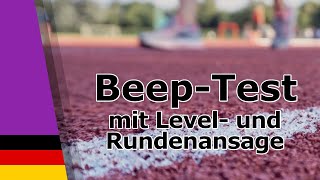 Beep Test 121 mit Level und Rundenansage Deutsch [upl. by Ahola]