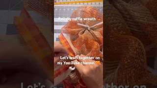 Fall Wreath Ideas Fall Wreaths Ribbon Wreath Deco Mesh Wreaths Ruffle Wreath Fall DIY Wreaths [upl. by Kathlene91]