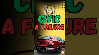 Why Honda Civic failed  🚫 shortsfeed ridewars [upl. by Anirehtak]