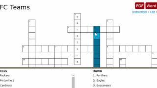 How to create a crossword puzzle quickly and easily with Crossword Labs [upl. by Tabshey921]