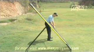 Golf explanation of swing plane [upl. by Aihceyt]