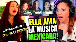 VALENTINA la RUSA que canta música MEXICANA SE VIRALIZA  Vocal coach REACTION amp ANALYSIS [upl. by Shiff]