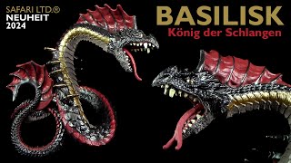 Safari Ltd ® Basilisk  König der Schlangen  Neu 2024 New  Mythical Realms  Review [upl. by Cassiani]