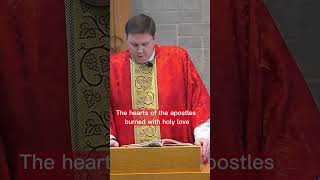 Why does the Priest wear RED on Pentecost [upl. by Francesco]