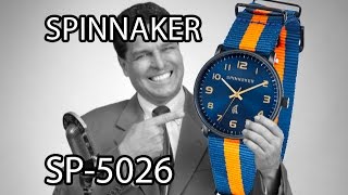 Spinnaker SP5026 Unboxing Blue orange nato band [upl. by Ahseal]