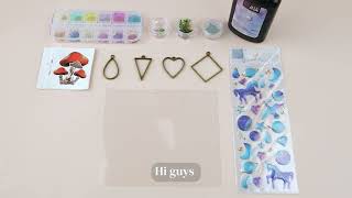 The Easiest Way to Make UV Resin Jewelry for Beginners Step by Step Tutorial [upl. by Crosley928]