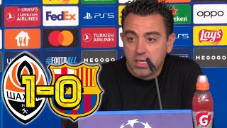 RUEDA PRENSA XAVI SHAKHTAR DONETSK 10 FC BARCELONA [upl. by Etan]