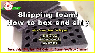 Coturnix Corner LIVE  Shipping Foam amp Shipping [upl. by Hgielyak]