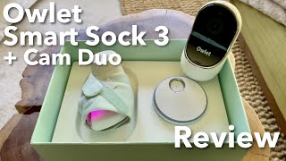 Owlet Smart Sock 3 Review   Baby Monitor Duo  Is the Owlet Sock a MUST HAVE [upl. by Gilletta]