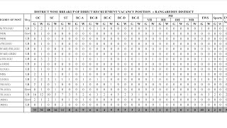 TS DSC RR District wise sub wise vacancies2023 జిల్లాల వారీగా సబ్జెక్ట్స్ వారిగా తెలంగాణ డీఎస్సీ [upl. by Eelyac]