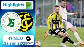 Highlights Yverdon  Sport FC vs FC Schaffhausen 17032023 [upl. by Ttirrej416]