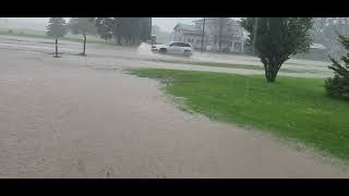 Aunt Barbs Remnants of hurricane Beryl in Lowville NY 71024 [upl. by Naawaj]