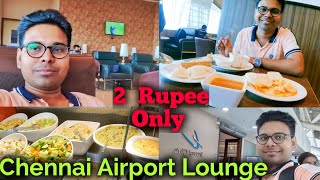 Use Chennai Airport Lounge at 2 Rupee Only  Chennai Airport Lounge Terminal 1  Travel Club Lounge [upl. by Llevrac]