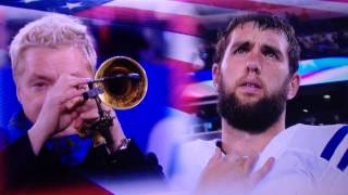 Chris Botti plays the National Anthem before Monday Night Football on 1132014 [upl. by Paske902]